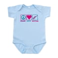 thumbnail image 1 of CafePress - Peace Love Keytar Infant Bodysuit - Baby Light Bodysuit, Size Newborn - 24 Months, 1 of 4