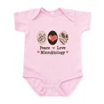 thumbnail image 1 of CafePress - Peace Love Microbiology Infant Bodysuit - Baby Light Bodysuit, Size Newborn - 24 Months, 1 of 4