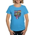 thumbnail image 1 of CafePress - Peace Love & Music T Shirt - Women's Traditional Fit Dark T-Shirt, 1 of 4