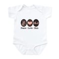 thumbnail image 1 of CafePress - Peace Love Run 26.2 Marathon Infant Bodysuit - Baby Light Bodysuit, Size Newborn - 24 Months, 1 of 4