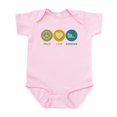 thumbnail image 1 of CafePress - Peace Love Statistics Infant Bodysuit - Baby Light Bodysuit, Size Newborn - 24 Months, 1 of 4