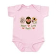 thumbnail image 1 of CafePress - Peace Love Sushi Infant Bodysuit - Baby Light Bodysuit, Size Newborn - 24 Months, 1 of 4