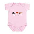 thumbnail image 1 of CafePress - Peace Love Tacos Infant Bodysuit - Baby Light Bodysuit, Size Newborn - 24 Months, 1 of 4