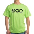 thumbnail image 1 of CafePress - Peace Love Teach Light T Shirt - Light T-Shirt - CP, 1 of 4