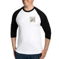 thumbnail image 1 of CafePress - Peace Love Third Grade Baseball Jersey - Cotton Baseball Jersey, 3/4 Raglan Sleeve Shirt, 1 of 4