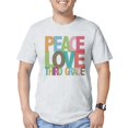 thumbnail image 1 of CafePress - Peace Love Third Grade Fitted T Shirt - Fitted T-Shirt, Vintage Fit Soft Cotton Tee, 1 of 1