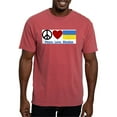 thumbnail image 1 of CafePress - Peace Love Ukraine Men's Comfort Colors® T Shirt - Mens Comfort Colors Shirt, 1 of 5