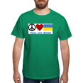 thumbnail image 1 of CafePress - Peace Love Ukraine Men's Value T Shirt - Men's Classic Graphic Cotton T-Shirt, 1 of 4