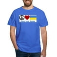 thumbnail image 1 of CafePress - Peace Love Ukraine Men's Value T Shirt - Men's Classic Graphic Cotton T-Shirt, 1 of 4