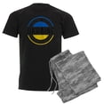 thumbnail image 1 of CafePress - Peace Love Ukraine Pajamas - Men's Dark Loose Fit Cotton Pajama Set, 1 of 7
