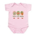 thumbnail image 1 of CafePress - Peace Love Veggies Vegan Infant Bodysuit - Baby Light Bodysuit, Size Newborn - 24 Months, 1 of 4
