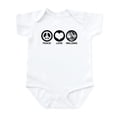 thumbnail image 1 of CafePress - Peace Love Welding Infant Bodysuit - Baby Light Bodysuit, Size Newborn - 24 Months, 1 of 4