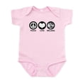 thumbnail image 1 of CafePress - Peace Love Welding Infant Bodysuit - Baby Light Bodysuit, Size Newborn - 24 Months, 1 of 4