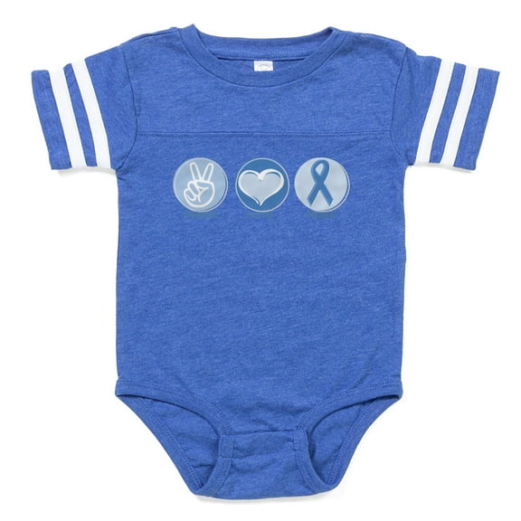 CafePress - Peace Ltbl Hope - Cute Infant Baby Football Bodysuit