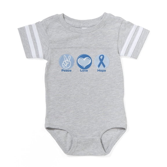 CafePress - Peace Ltbl Hope - Cute Infant Baby Football Bodysuit