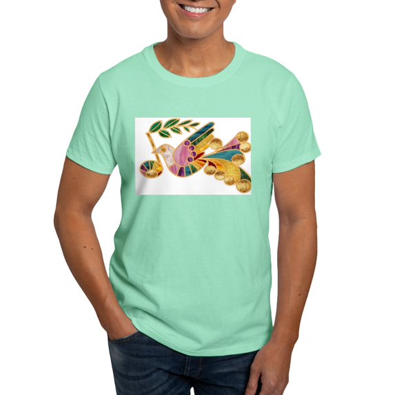 CafePress - Peace Note Ash Grey T Shirt - Men's Classic Graphic Cotton T-Shirt