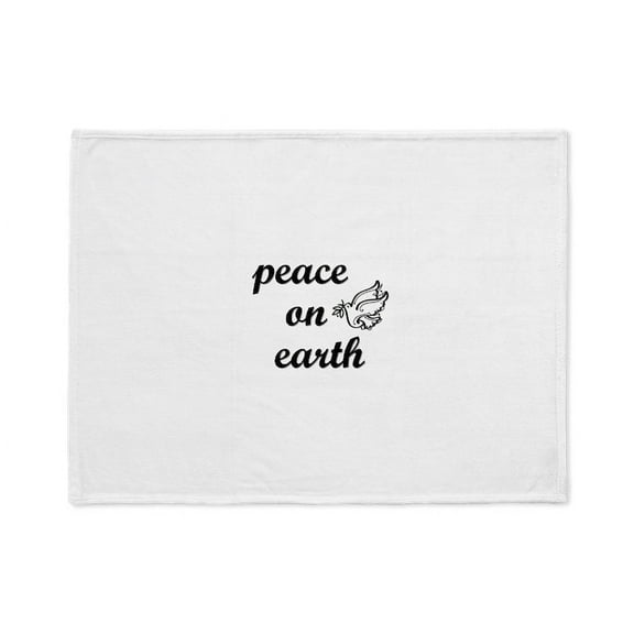 CafePress - Peace On Earth - Soft Fleece Throw Stadium Blanket, 30"x40"