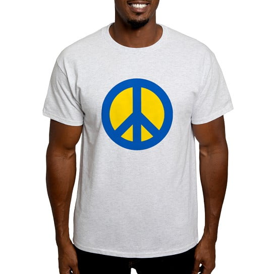 CafePress - Peace Ukraine Men's Value T Shirt - Men's Classic Cotton T-Shirts
