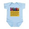 thumbnail image 1 of CafePress - Peaceful Crayons Infant Bodysuit - Baby Light Bodysuit, Size Newborn - 24 Months, 1 of 4