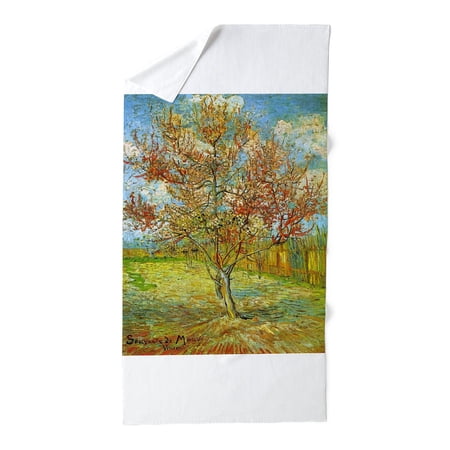 CafePress - Peach Tree In Blossom - Large Beach Towel, Soft 30"x60" Towel with Unique Design