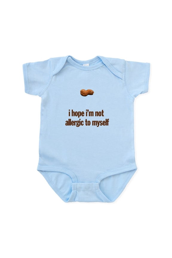 - Peanut Allergy Baby Clothes Infant Bodysuit - Baby Light Bodysuit, Size Newborn - 24 Months