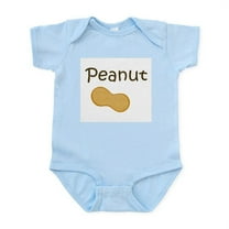 CafePress - Peanut Infant Bodysuit - Baby Light Bodysuit, Size Newborn - 24 Months