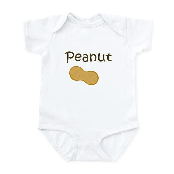 CafePress - Peanut Infant Bodysuit - Baby Light Bodysuit, Size Newborn - 24 Months