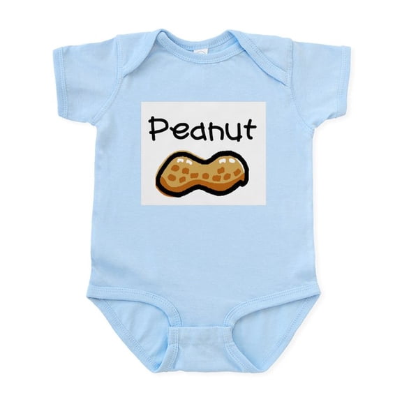 CafePress - Peanut Infant Bodysuit - Baby Light Bodysuit, Size Newborn - 24 Months