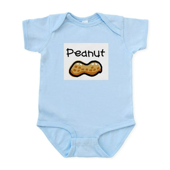 CafePress - Peanut Infant Bodysuit - Baby Light Bodysuit, Size Newborn - 24 Months