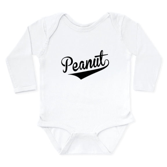 CafePress - Peanut, Retro, Body Suit - Long Sleeve Cotton Baby Bodysuit