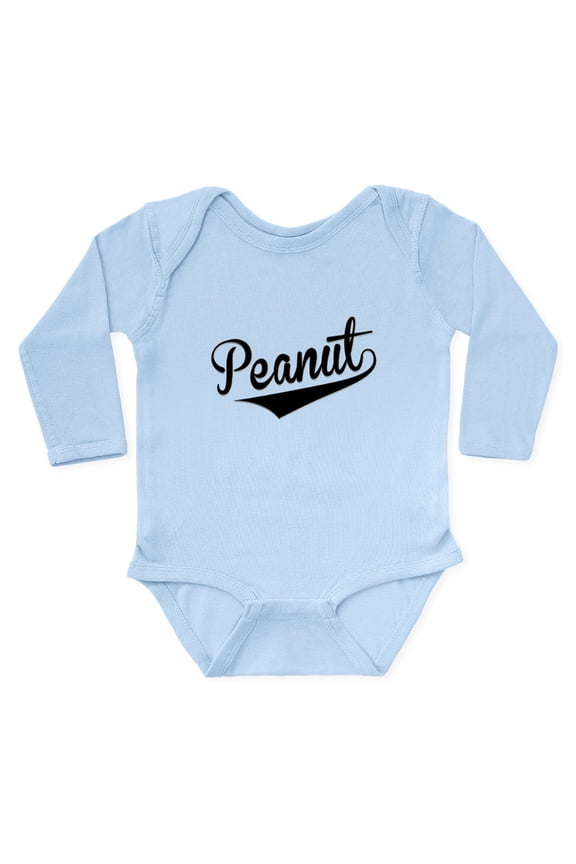 - Peanut, Retro, Body Suit - Long Sleeve Cotton Baby Bodysuit