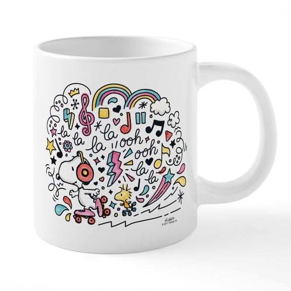 CafePress - Peanuts Back To School - 20 Oz White Ceramic Mega Mug