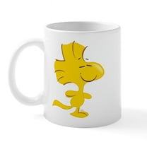 CafePress - Peanuts Emoji Woodstock - 11 oz Ceramic Mug - Novelty Coffee Tea Cup
