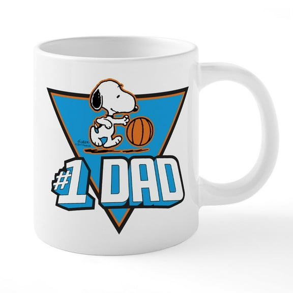 CafePress - Peanuts' Father's Day - 20 Oz White Ceramic Mega Mug