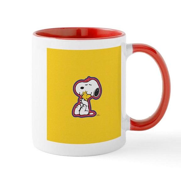 CafePress - Peanuts Flair Snoopy - 11 oz Ceramic Mug - Novelty Coffee Tea Cup