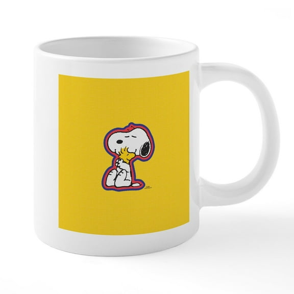 CafePress - Peanuts Flair Snoopy - 20 Oz White Ceramic Mega Mug