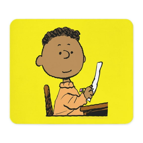 CafePress - Peanuts Franklin In Class - Non-slip Rubber Mousepad, Gaming Mouse Pad
