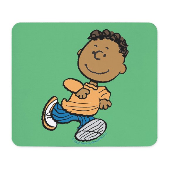 CafePress - Peanuts Franklin Running - Non-slip Rubber Mousepad, Gaming Mouse Pad