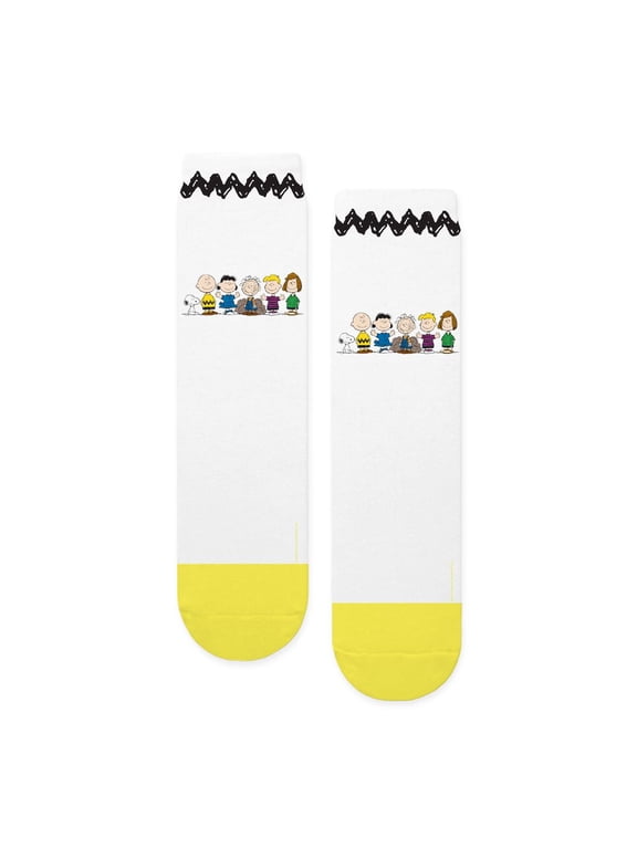 - Peanuts Group - Unisex Novelty Printed Crew Adult Socks