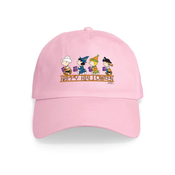 CafePress - Peanuts Happy Halloween Cap - Adjustable 100% Brushed Unisex Casual Cotton Baseball Cap, Beige, 1