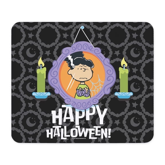 CafePress - Peanuts Happy Halloween Lucy Portrait - Non-slip Rubber Mousepad, Gaming Mouse Pad