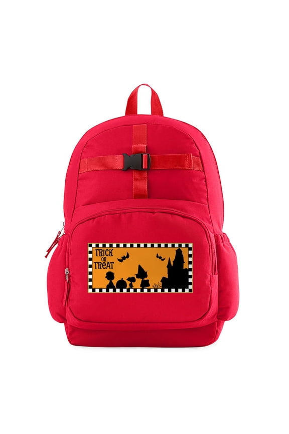 - Peanuts Haunted House - Cute School Travel Backpack