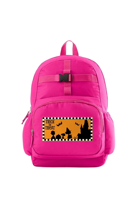 - Peanuts Haunted House - Cute School Travel Backpack