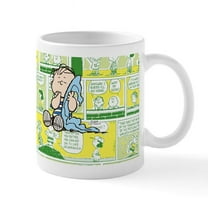 CafePress - Peanuts Linus Comic Strip - 11 oz Ceramic Mug - Novelty Coffee Tea Cup