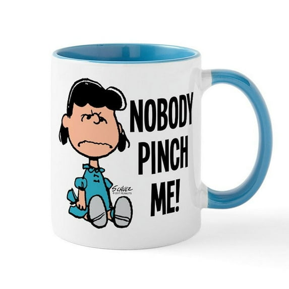 CafePress - Peanuts: Lucy St.Patrick's Day - 11 oz Ceramic Mug - Novelty Coffee Tea Cup