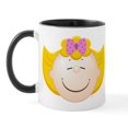 thumbnail image 1 of CafePress - Peanuts Sally Emoji - 11 oz Ceramic Mug - Novelty Coffee Tea Cup, 1 of 3
