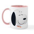 thumbnail image 1 of CafePress - Peanuts Snoopy Emoji - 11 oz Ceramic Mug - Novelty Coffee Tea Cup, 1 of 3