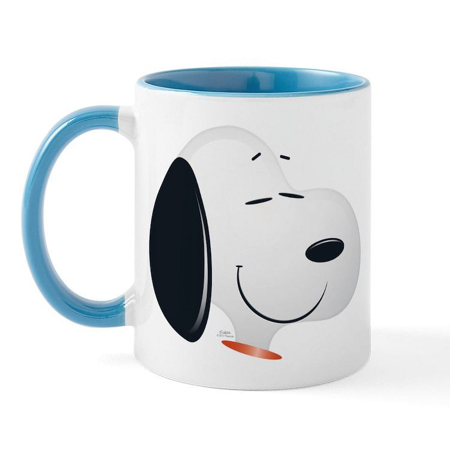 CafePress - Peanuts Snoopy Emoji - 11 oz Ceramic Mug - Novelty Coffee Tea  Cup 