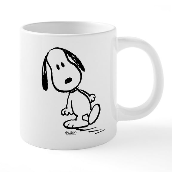 CafePress - Peanuts Snoopy Mugs - 20 Oz White Ceramic Mega Mug