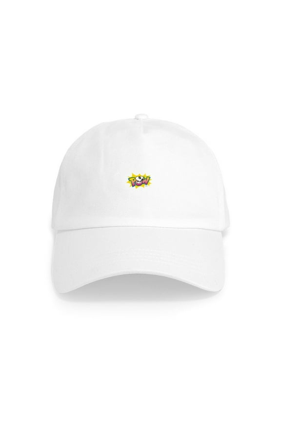 - Peanuts Snoopy Pow Cap - Adjustable 100% Brushed Unisex Casual Cotton Baseball Cap, Beige, 1